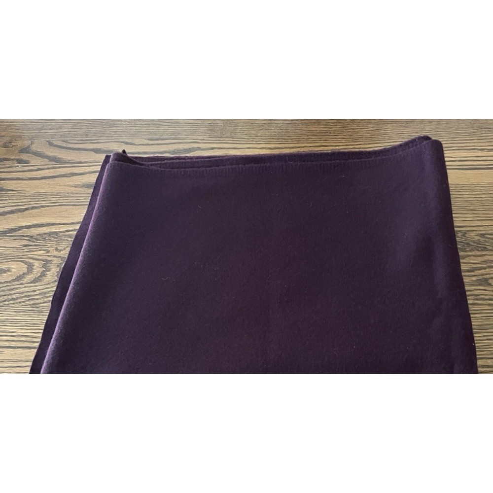 Wine Burgundy Wool Solid Fabric Craft DIY Material 56 x 62 Sewing Textile Sew